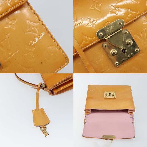 LOUIS VUITTON Monogram Vernis Spring Street Hand Bag Pink M91033 - Picture 11 of 13